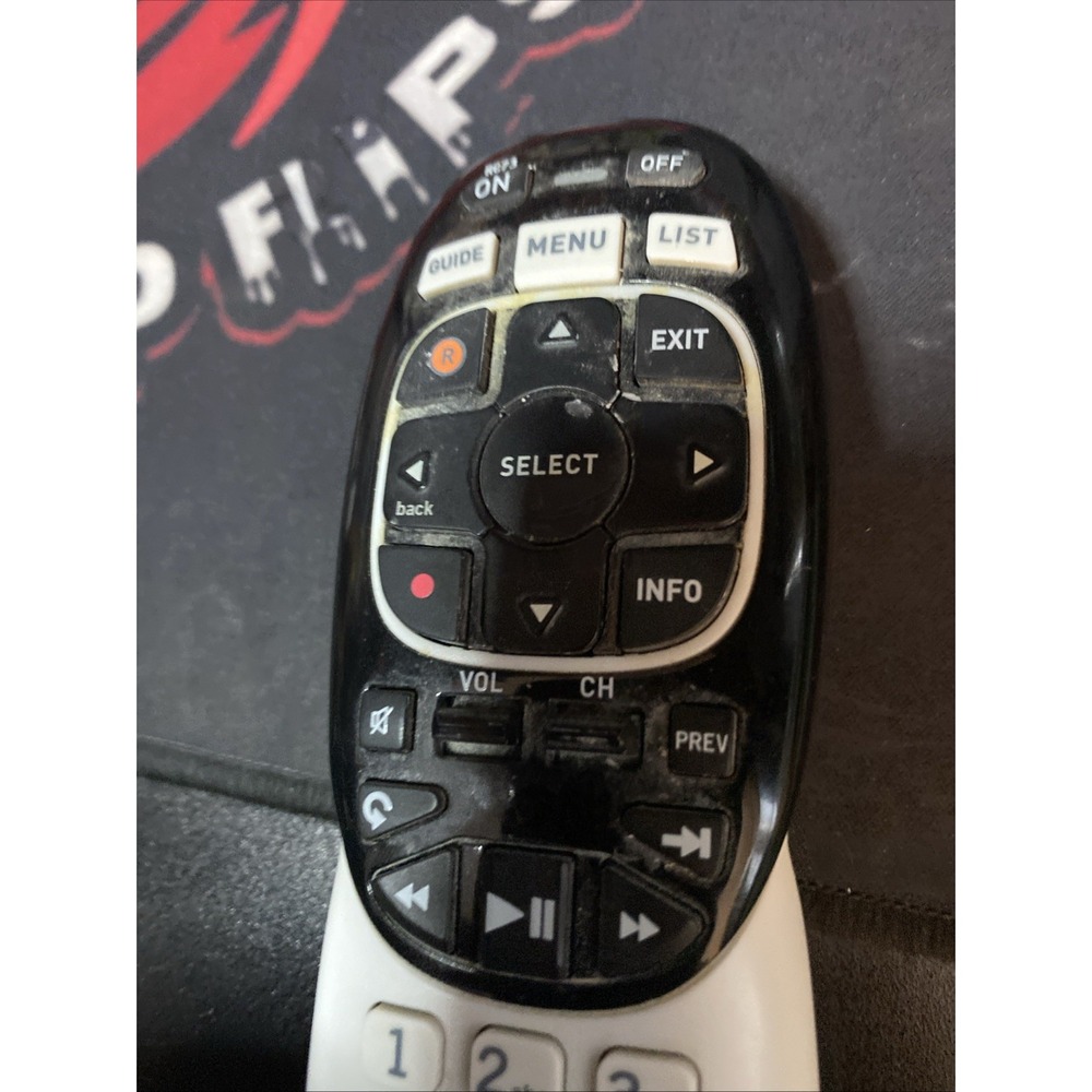 DIRECTV RC72 Remote Control Black & White Replacement C2 - Picture 3 of 5